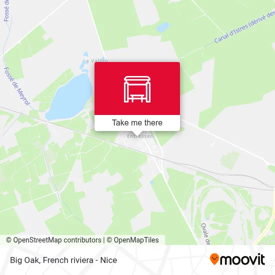 Gros Chene map