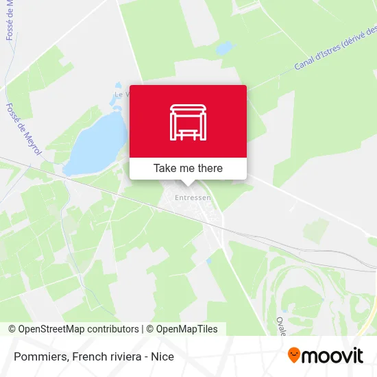 Pommiers map