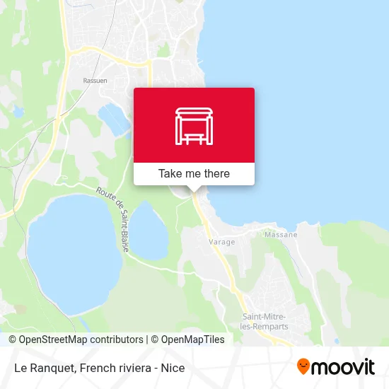 Le Ranquet map