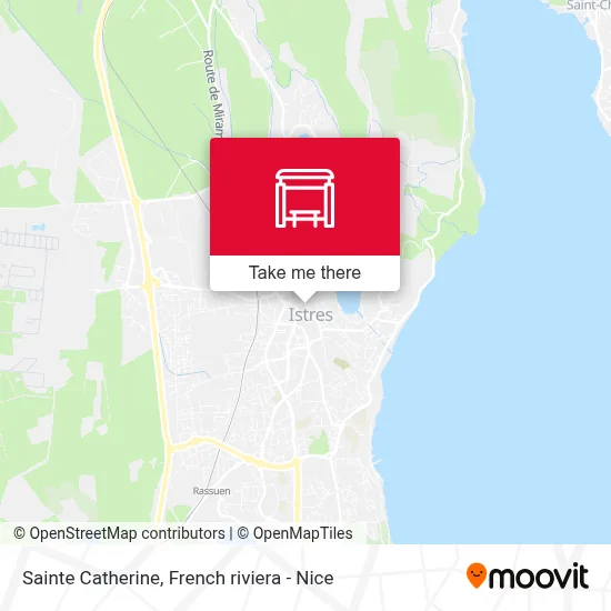 Sainte Catherine map
