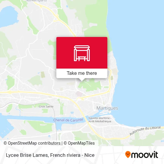Lycee Brise Lames map