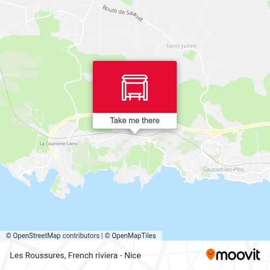 Les Roussures map