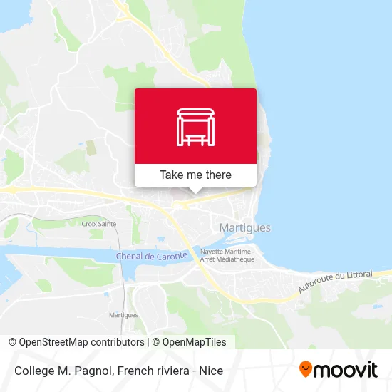 College M. Pagnol map
