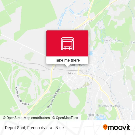 Depot  Sncf map