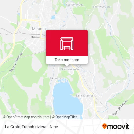 La Croix map