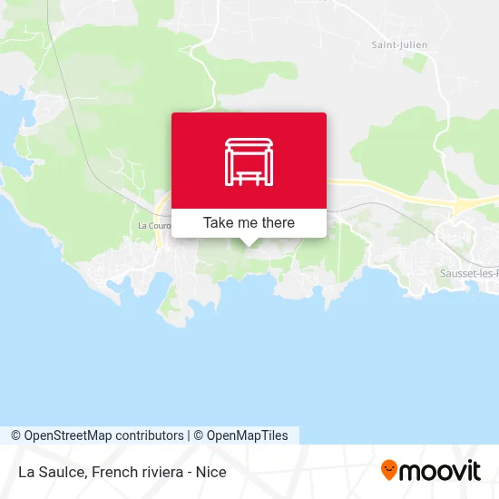 La Saulce map