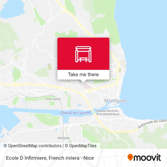 Ecole D Infirmiere map