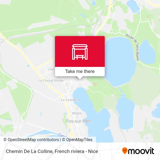 Chemin De La Colline map