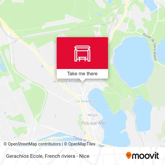 Gerachios  Ecole map