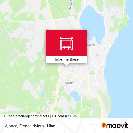 Ajoncs map