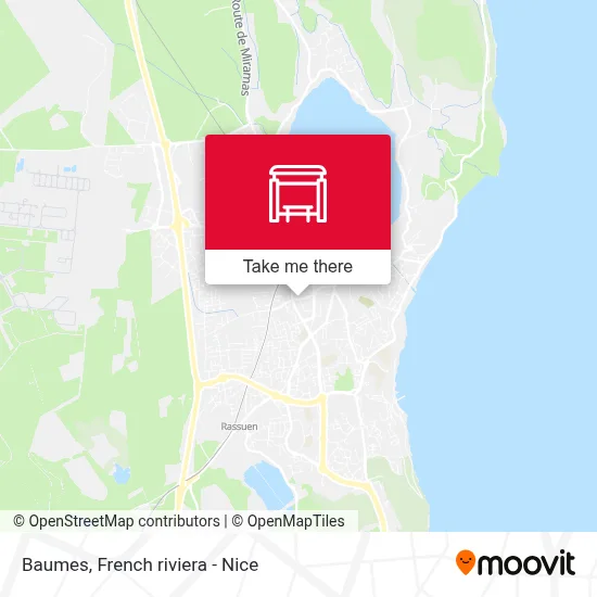 Baumes map