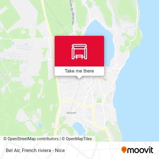 Bel Air map