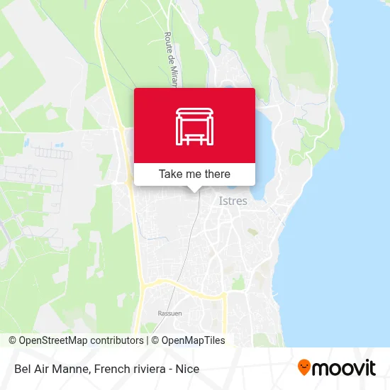 Bel Air Manne map