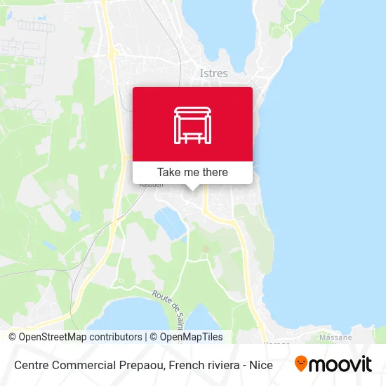 Centre Commercial Prepaou map