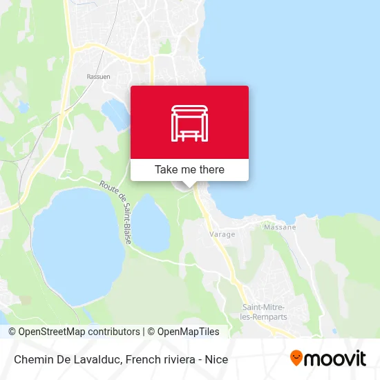 Chemin De Lavalduc map