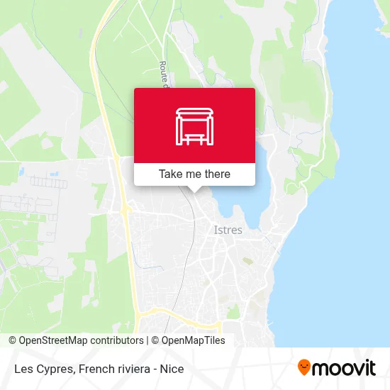 Les Cypres map