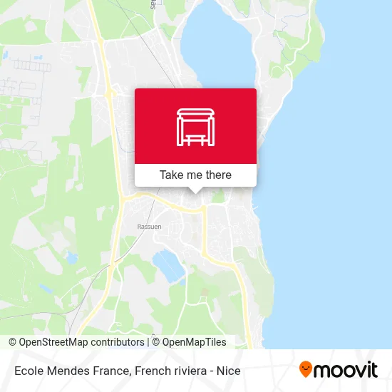 Ecole Mendes France map