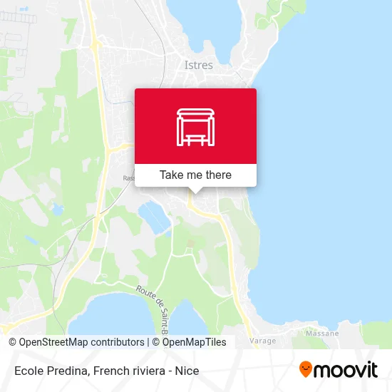 Ecole Predina map