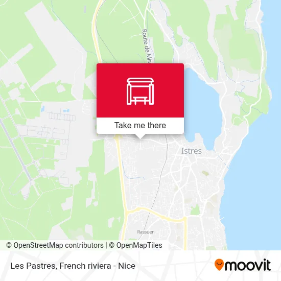Les Pastres map