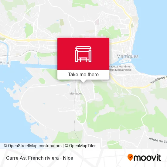 Carre As map