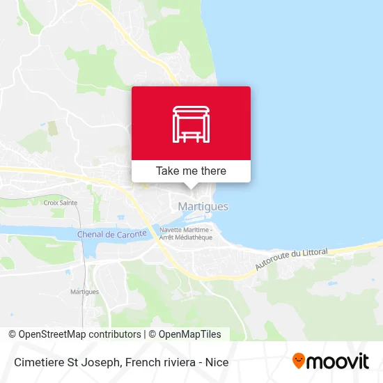 Cimetiere St Joseph map