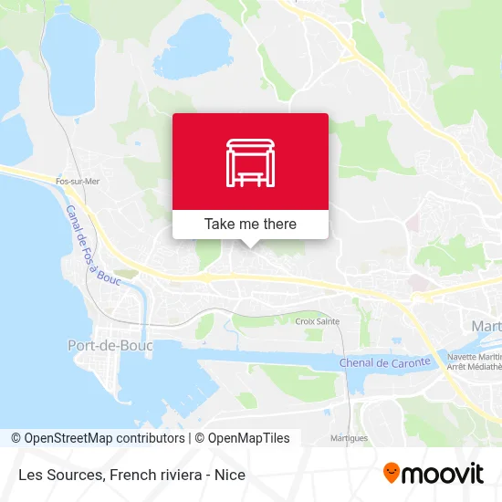 Les Sources map