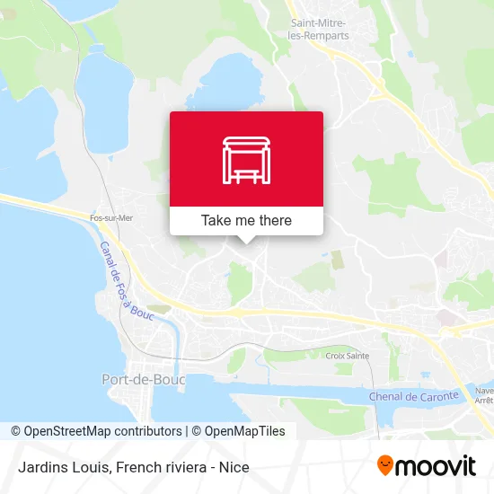 Jardins Louis map