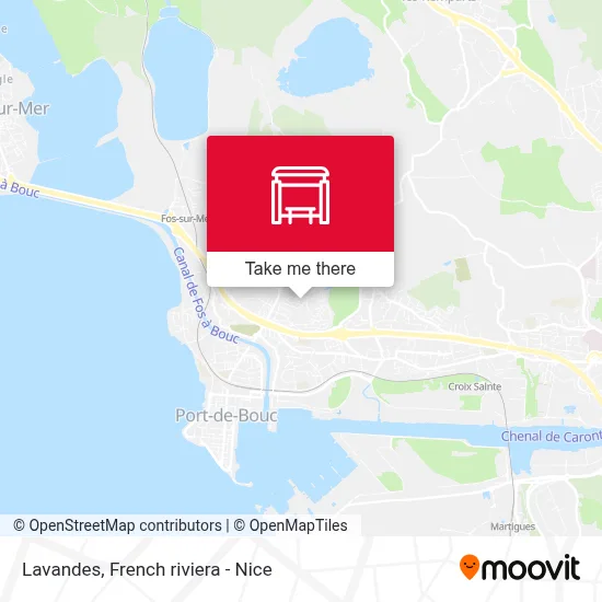 Lavandes map