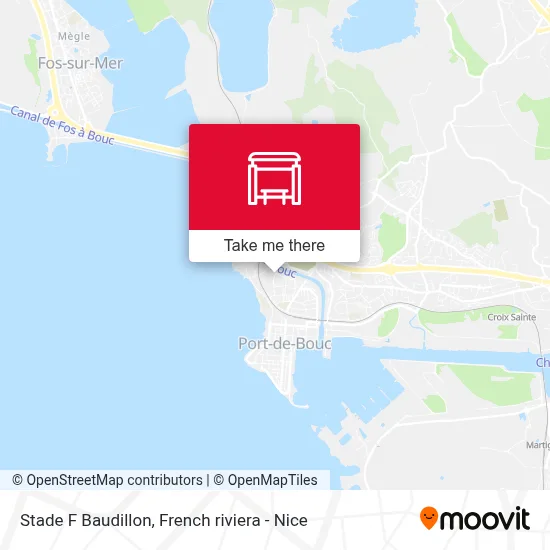 Stade F Baudillon map