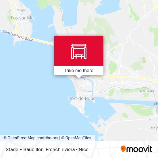 Stade F Baudillon map