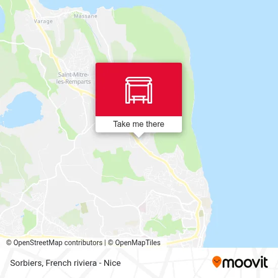 Sorbiers map