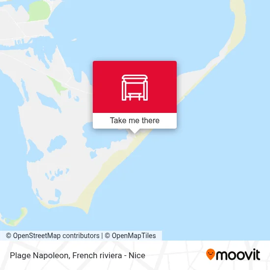 Plage Napoleon map