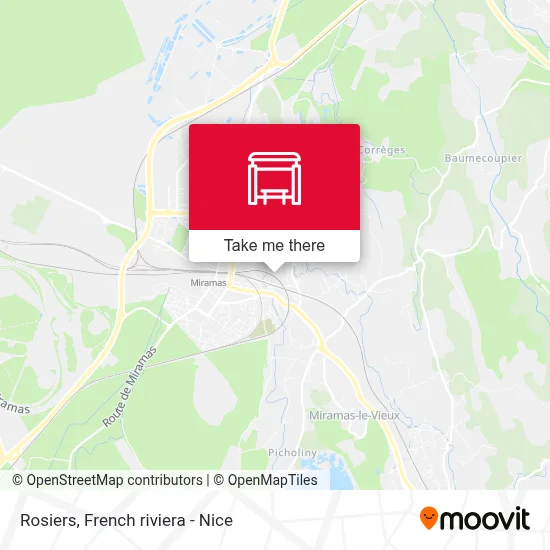 Rosiers map