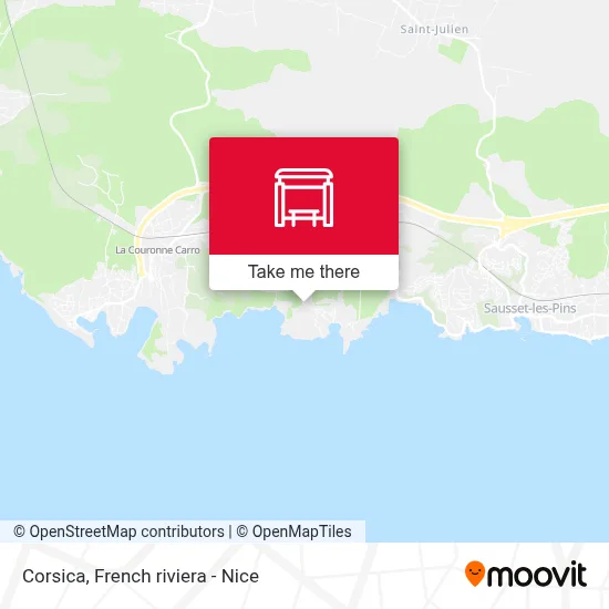 Corsica map