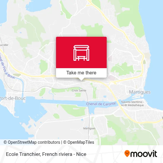 Ecole Tranchier map