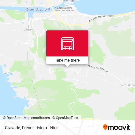 Gravade map