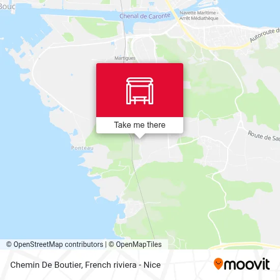 Chemin De Boutier map