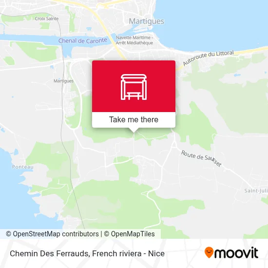 Chemin Des Ferrauds map