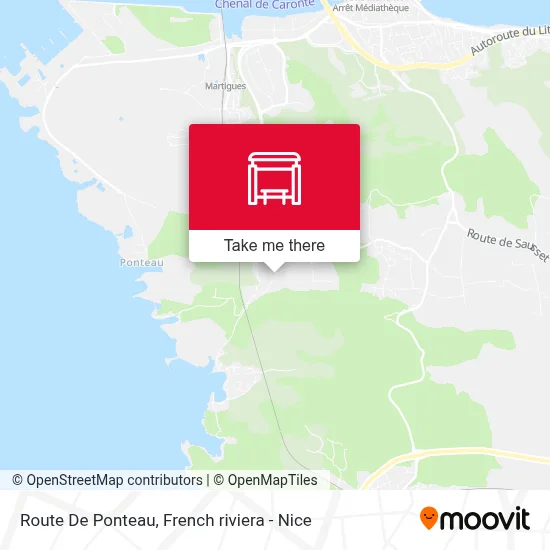 Route De Ponteau map