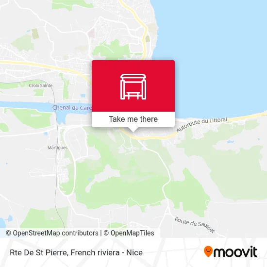 Mapa Rte De St Pierre