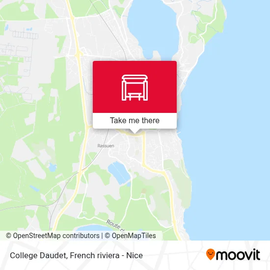 College Daudet map