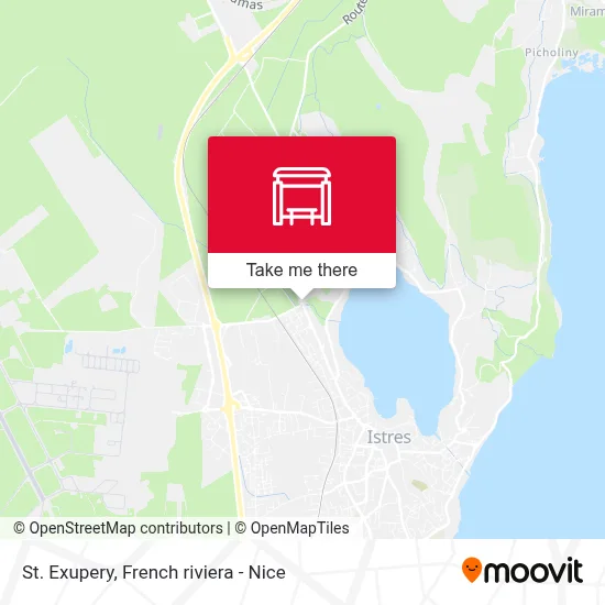 St Exupery map