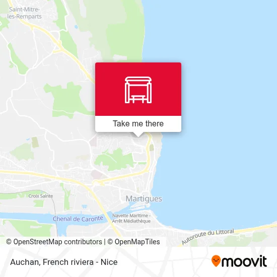 Auchan map