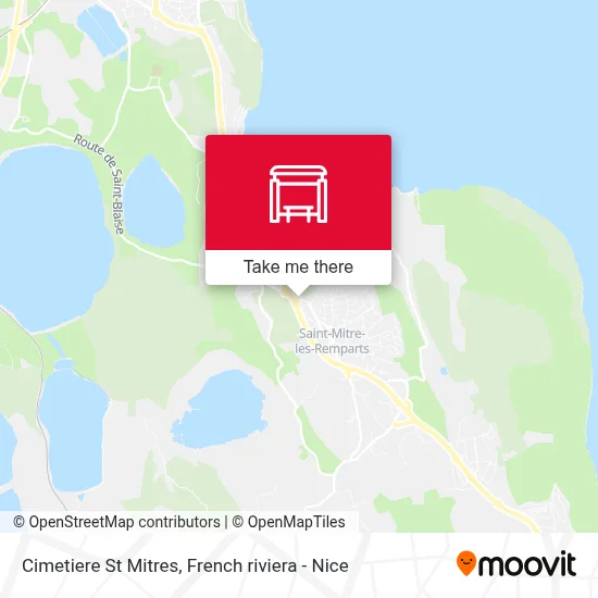 Cimetiere St Mitres map