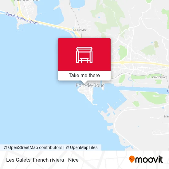 Les Galets map