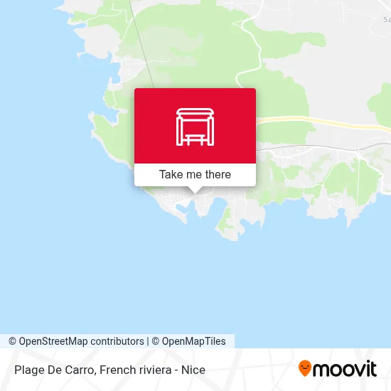 Plage De Carro map