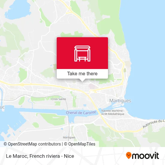 Le Maroc map
