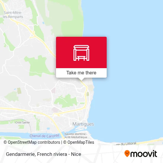Gendarmerie map