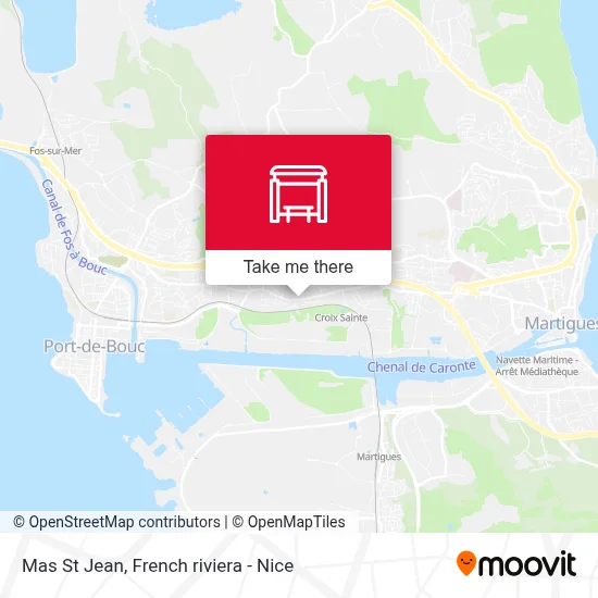 Mas St Jean map