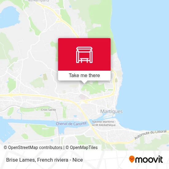 Brise Lames map